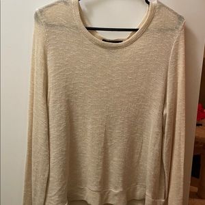 Cream light weight sweater